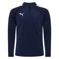 PUMA Trainingsshirt teamLIGA Kwartrits - Navy/Wit