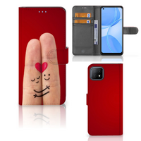 OPPO A73 5G Wallet Case met Pasjes Liefde - Origineel Romantisch Cadeau - thumbnail