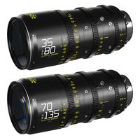 DZOFilm Catta Ace FF Zoom 35-80mm + 70-135mm PL/EF-mount Cine Lens Bundle Zwart