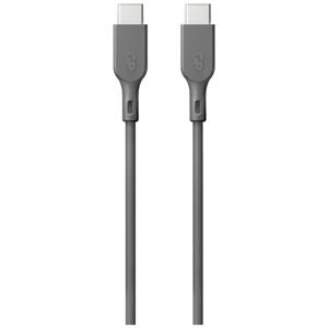 GP USB-laadkabel USB 2.0 USB-C stekker, USB-C stekker 1.00 m Grijs GPCBCC1PGYUSB252