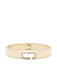 Marc Jacobs bracelet jonc serti de cristaux - Or