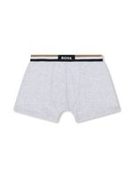 BOSS Kidswear lot de 2 boxers à bande logo - Gris