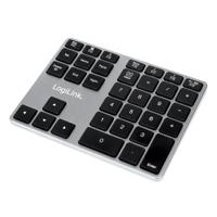 LogiLink ID0187 - Bluetooth nummerblok/nummerpad/cijferblok met 35 toetsen en functietoetsen voor Windows/MacOS, aluminium