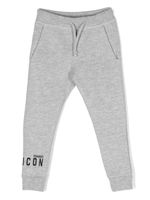 DSQUARED2 KIDS pantalon de jogging à logo imprimé - Gris - thumbnail