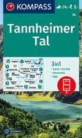 Wandelkaart 04 Tannheimer Tal | Kompass - thumbnail