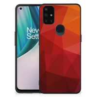 Backcover voor OnePlus Nord N10 5G Polygon Red - thumbnail