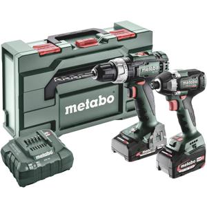 Metabo BSL+SSD200LTBL 685194000 Accu-schroefboormachine, Accu-slagmoersleutel 18 V 4 Ah Li-ion Incl. accu, Incl. lader