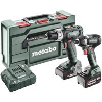 Metabo BSL+SSD200LTBL 685194000 Accu-schroefboormachine, Accu-slagmoersleutel 18 V 4 Ah Li-ion Incl. accu, Incl. lader - thumbnail