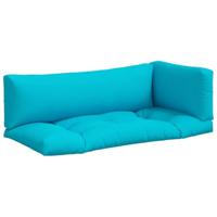 vidaXL Palletkussens 3 st oxford stof turquoise