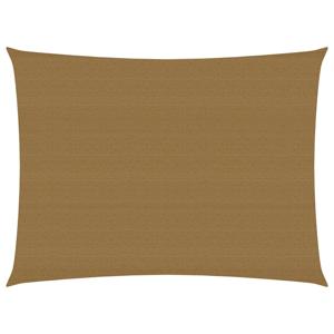 Zonnezeil 160 g/m 2x3 m HDPE taupe