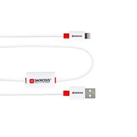 Data en Oplaadkabel USB A Male - Apple Lightning 1.00 m Wit