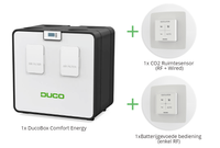 All-in-one DucoBox Energy Comfort WTW-unit - 325 m3/h - CO2 en RF Bediening