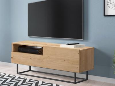 Tv-meubel ENJOLY II 1 deur 1 lade artisan eik