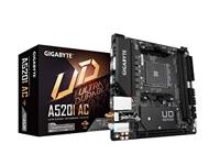 Gigabyte A520I AC (AMD Ryzen AM4/Mini-ITX/Direct 6 Fasen Digitale PWM met 55A DrMOS/Gaming GbE LAN/Intel WiFi+Bluetooth/NVMe PCIe 3.0 x4 M.2/3 Display Interfaces/Q-Flash Plus/Moederbord)