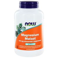 NOW Magnesium malaat 115 mg (180 tab)