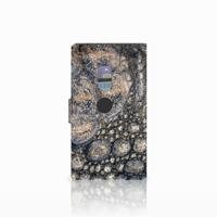 Sony Xperia XZ2 Telefoonhoesje met Pasjes Krokodillenprint
