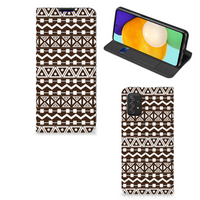 Samsung Galaxy A03s Hoesje met Magneet Aztec Brown - thumbnail