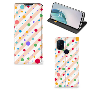 OnePlus Nord N10 5G Hoesje met Magneet Dots