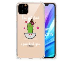 Apple iPhone 11 Pro Max Stevig Bumper Hoesje Cactus Glad