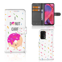 OPPO A54 5G | A74 5G | A93 5G Book Cover Donut Roze - thumbnail