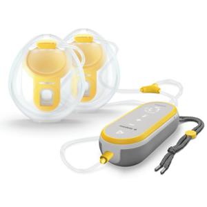 Dubbele elektrische borstkolf Freestyle Hands Free 21mm / 24mm MEDELA doorzichtig