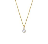 TFT Collier Geelgoud Parel En Zirkonia 1,0 mm x 41+4 cm