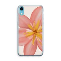 Pink Ellila Flower: iPhone XR Transparant Hoesje - thumbnail