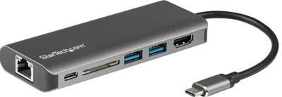 StarTech.com USB-C multiport adapter SD kaartlezer Power Delivery 4K HDMI GbE 2x USB 3.0
