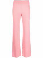 Allude pantalon nervuré en cachemire - Rose