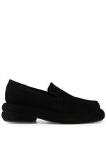 Eckhaus Latta mocassins Stacked en daim - Noir - thumbnail