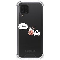 Samsung Galaxy A12 Stevig Bumper Hoesje Cow