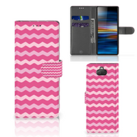 Sony Xperia 10 Telefoon Hoesje Waves Pink