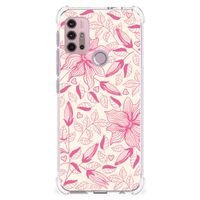 Motorola Moto G30 | G20 | G10 Case Pink Flowers - thumbnail