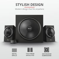 Trust Yuri - 2.1 Speakerset - met Subwoofer - thumbnail