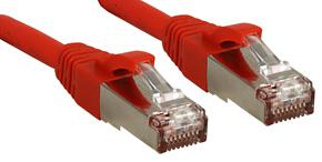 LINDY 45625 RJ45 Netwerkkabel, patchkabel CAT 6 S/STP 5.00 m Rood 1 stuk(s)