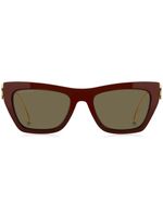 ETRO lunettes de soleil Bold à monture papillon - Rouge