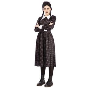 Gothic Addams Family Jurk Dames