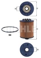 Oliefilter MAHLE, Diameter (mm)82mm, u.a. für Volvo, Polestar