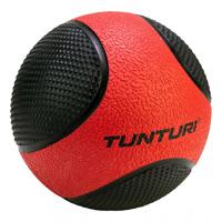 Tunturi fitnessbal Medicine 3 kg 23 cm rubber rood/zwart