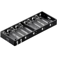 Goobay 11986 Batterijhouder 10 AA (penlite) Soldeeraansluiting (l x b x h) 151 x 57.3 x 15.8 mm - thumbnail