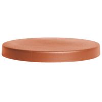 Planten trolley/multiroller rond terracotta kunststof 30 cm - thumbnail