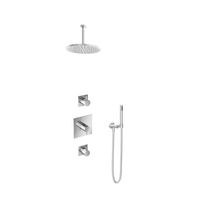 Hotbath Get Together IBS2CR inbouwdouche met 15cm plafondbuis en 30cm hoofddouche chroom