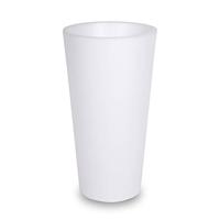 Smart and Green MTOL050EUS bloempot, polyethyleen, 1,2 W, wit