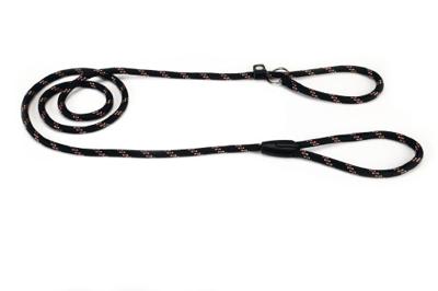 Beeztees - Hondenriem - Sliplijn - Zwart - 170 cm x 8 mm