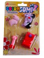 Symex gummen Color Gomiz 4 delig multicolor (#1)