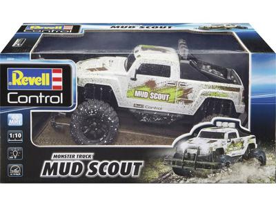 Revell Control 24643 New Mud Scout 1:10 RC modelauto voor beginners Elektro Monstertruck Achterwielaandrijving Revell Control 24643 New Mud Scout 1:10 RC modelauto voor beginners Elektro Monstertruck Achterwielaandrijving