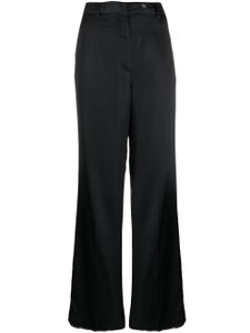 Nº21 pantalon droit à fermeture décalée - Noir