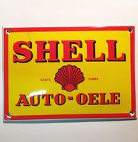 Shell Auto-Oele Emaille Bord - thumbnail