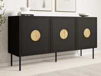 Dressoir PALACIOS 3 deuren zwart