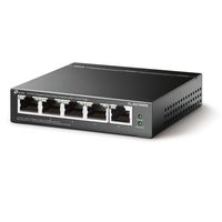 TP-LINK TL-SG105PE netwerk-switch Unmanaged L2 Gigabit Ethernet (10/100/1000) Zwart Power over Ethernet (PoE)